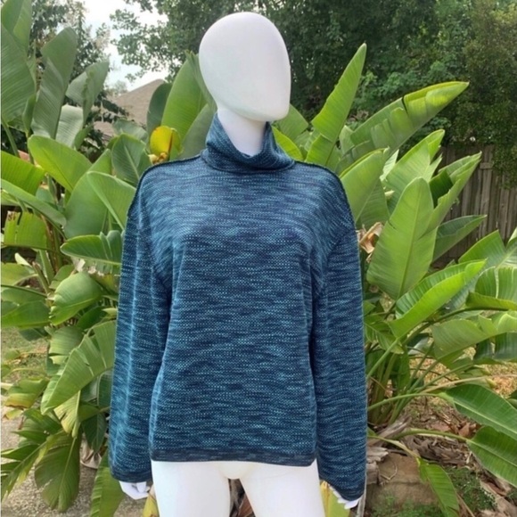 NWT Free People Sunny Day Textured Variegated Yarn TurtleNeck Sweater - Picture 2 of 15